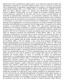 Debate teórico sobre la globalización Algunos autores,