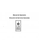 Manual de Operación - Dirección de Servicios Generales