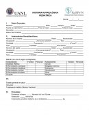 HISTORIA NUTRIOLÓGICA PEDIATRICA.