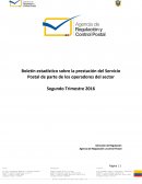 Informe estadistico II trimestre.