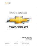 Informe sobre la marca chevrolet.