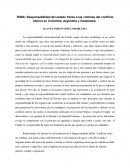 TEMA: Responsabilidad del estado frente a las víctimas del conflicto interno en Colombia, Argentina y Guatemala.