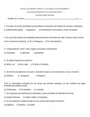 Examen diagnostico de segundo grado secundaria historia.