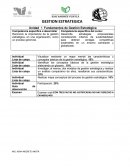 Fundamentos de gestión estratégica. Competencia específica a desarrollar