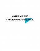 MATERIALES DE LABORATORIO DE QUMICA.