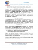 FORMATO DE CONTRATO DE HONORARIOS ASIMILADOS, SUELDOS Y SALARIOS.