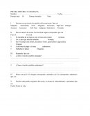 Prueba historia y geografia.