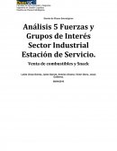Análisis 5 Fuerzas y Grupos de Interés Sector Industrial Estación de Servicio.