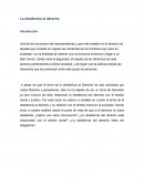 La obediencia al derecho.