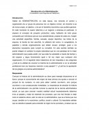Introducción a la Administración (Contestación a las Preguntas de Plataforma)