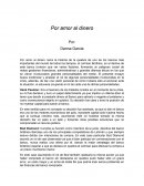 Ensayo por amor al dinero