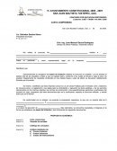 Formato de carta compromiso.