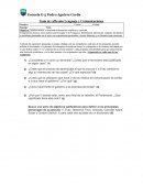 Guía de reflexión Lenguaje y Comunicaciones