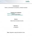 Tema: Asignación a cargo del docente en línea.