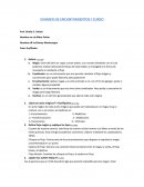 EXAMEN DE ENCANTAMIENTOS I CURSO