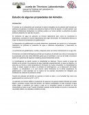 Estudio de algunas propiedades del Almidón