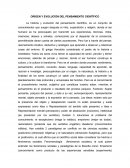 ORIGEN Y EVOLUCIÓN DEL PENSAMIENTO CIENTÍFICO