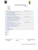 INFORME DE DESARROLLO PERSONAL