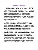 Resumen: LA CAJA DEL DEMONIO.