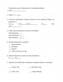 Cuestionario para la elaboración de mermeladas exótica1 .