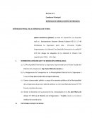 NOMBRE DEL DEMANDADO Y SU DIRECCIÓN DOMICILIARIA:.