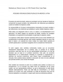 RESUMEN ORGANIZACIONES RURALES EN AMERICA LATINA