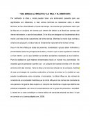 Una mirada alternativa (lo real y el deber ser)