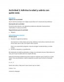 Adivina la edad y sabrás con quién está