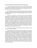Efectos de los desastres sobre la salud mental (Terremoto de Ecuador 2016)