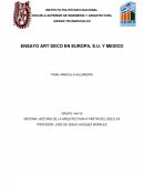 ENSAYO ART DECO EN EUROPA, E.U. Y MEXICO