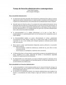 Temas de derecho administrativo contemporaneo