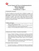 Caso de Negocio del Proyecto Implementación de Boletas Electrónicas.