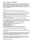 Tema 1:La empresa y el empresario.