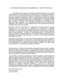 EL FRACASO DEL MODELO DE DESARROLLO Y EDUCATIVO ACTUAL