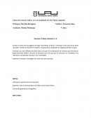 Resumen y comentario de "Los rios profundos" de Jose Maria Arguedas.