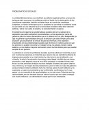 PROBLEMATICAS SOCIALES.