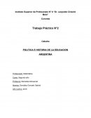 POLITICA E HISTORIA DE LA EDUCACION ARGENTINA