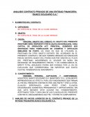 ANALISIS CONTRATO PRIVADO DE UNA ENTIDAD FINANCIERA “BANCO SOLIDARIO S.A.”.