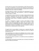 Argumentar es una forma de convencer.