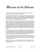 Reseña de la Ilíada