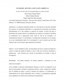 ESTADO DEL ARTE DE LA EDUCACION AMBIENTAL