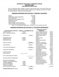 IMPUESTOS APLICADOS A PERSONAS FISICAS PRACTICA FINAL. Página 1