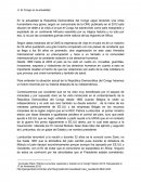 El congo en la actualidad