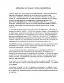 Sociologia del trabajo y economia