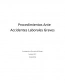 Procedimientos ante accidentes laborales graves