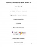 Seguimiento a un medio de comunicación.