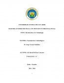 Introducción a la Criminología.