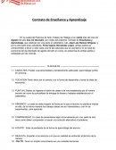 Contrato de Enseñanza y Aprendizaje.