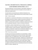 PLAN PARA LA IMPLEMENTACION DE LA TRIBOLOGIA EN LA EMPRESA: