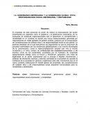 LA GOBERNANZA EMPRESARIAL Y LA GOBERNANZA GLOBAL: ÉTICA, RESPONSABILIDAD SOCIAL EMPRESARIAL Y RENTABILIDAD